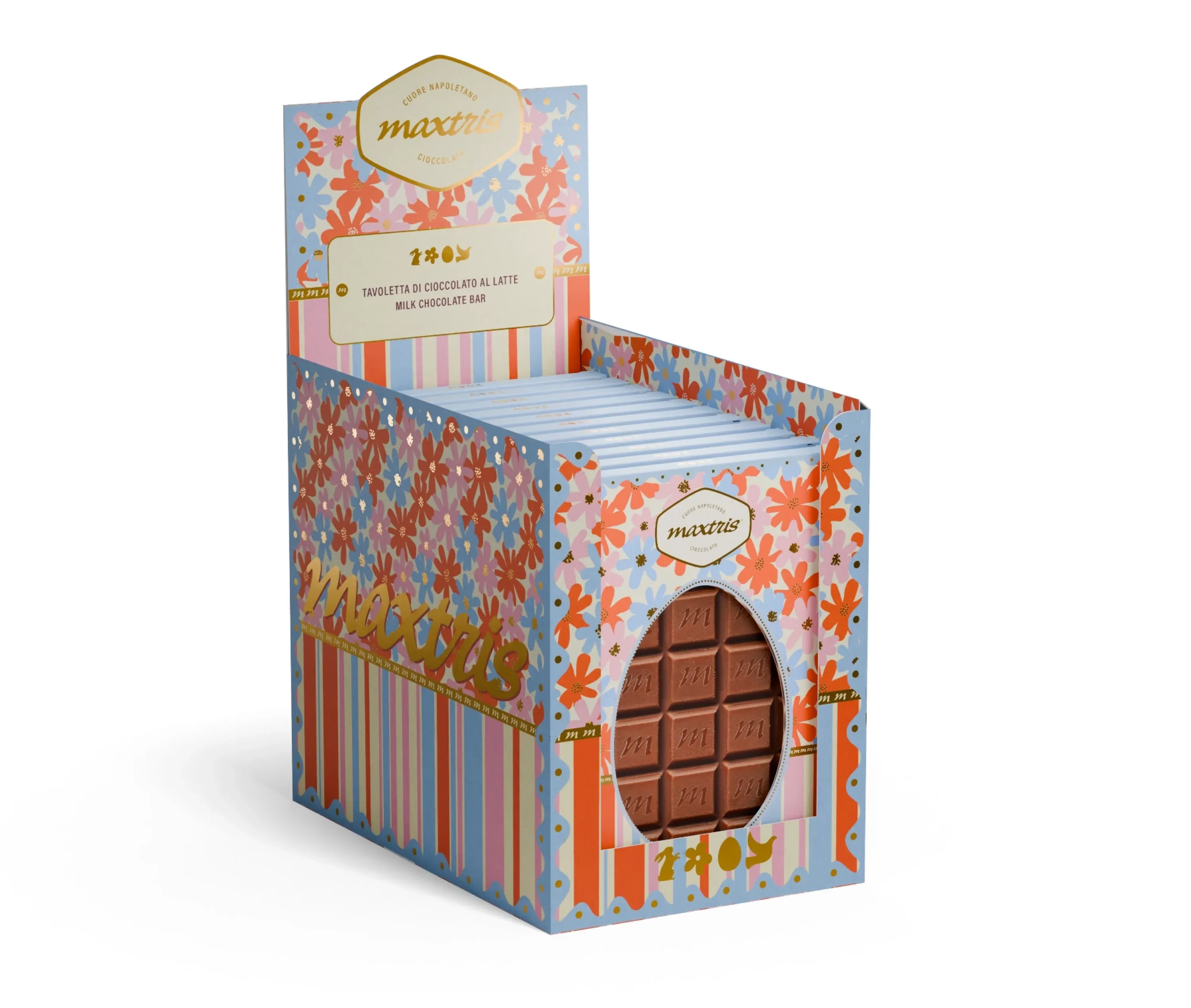 TAVOLETTA DI CIOCCOLATO MAXTRIS AL LATTE UOVO 70GR PASTABLAT70 - Vista 2