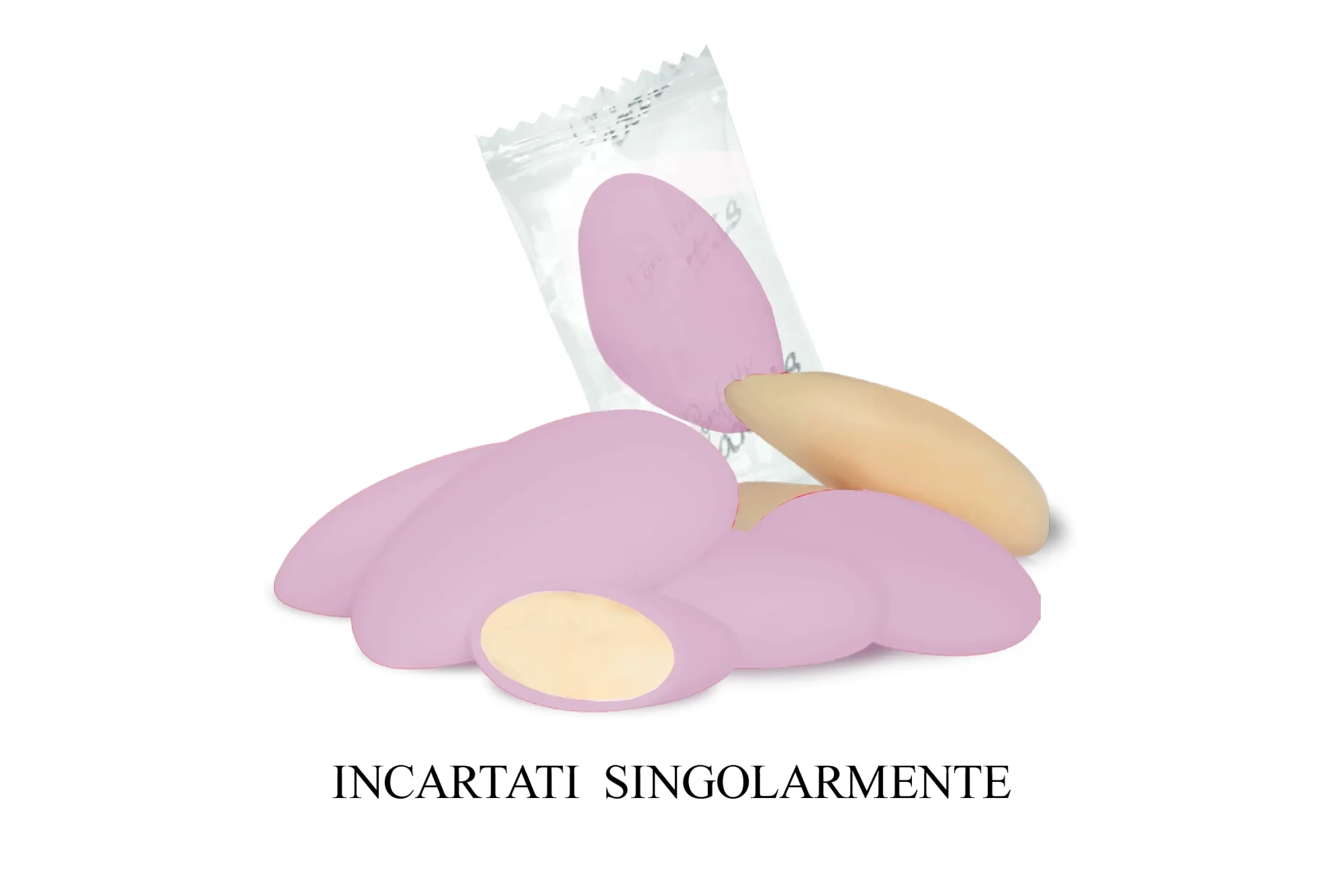CONFETTI MAXTRIS CRYSTAL ALMOND ROSA INCARTATI 500GR 120PZ - Vista 2