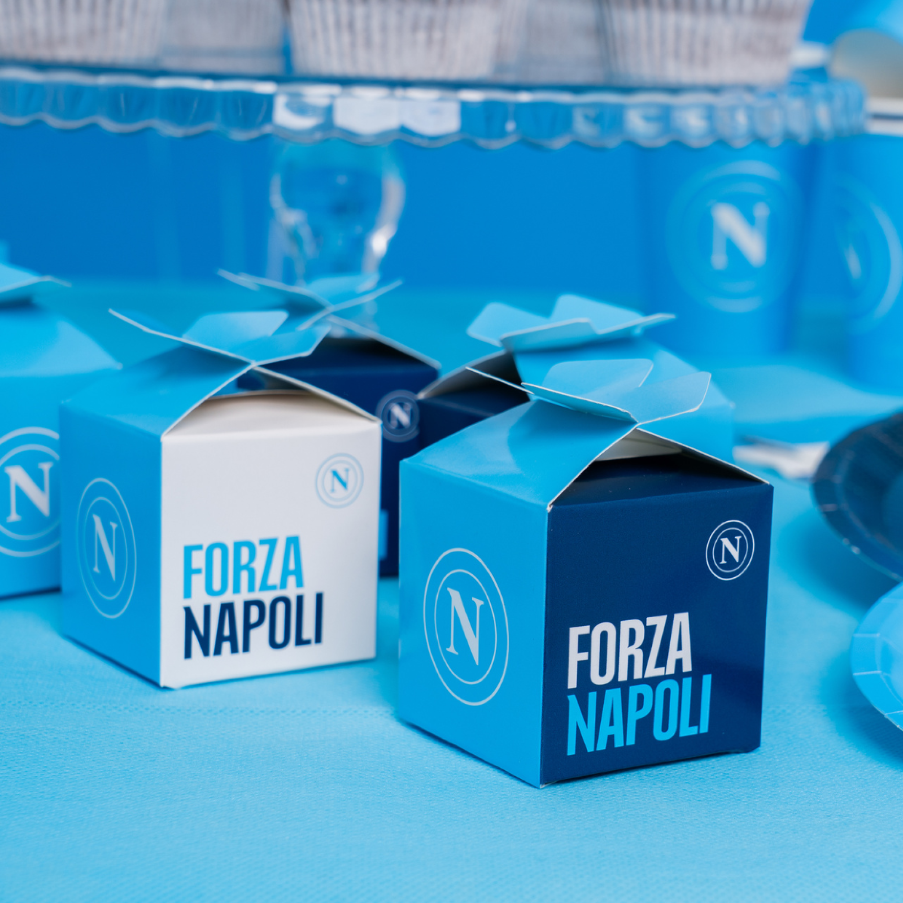 10 SCATOLINE CUOBETTO FIOCCO SSC NAPOLI 66110 - Vista 2