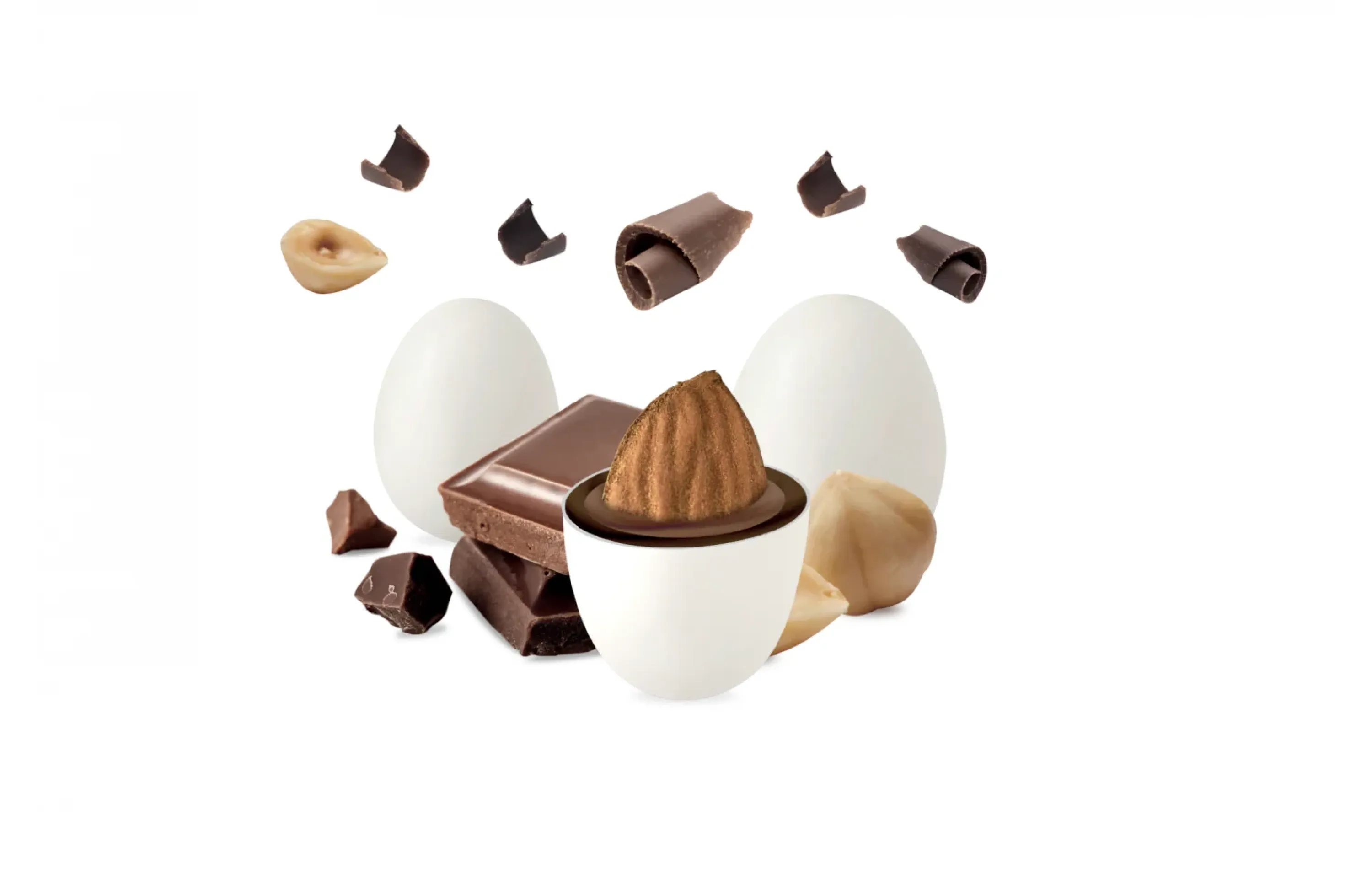 CONFETTI MAXTRIS NOCCIOLATO MAXNOC BIANCO 1KG - Vista 2