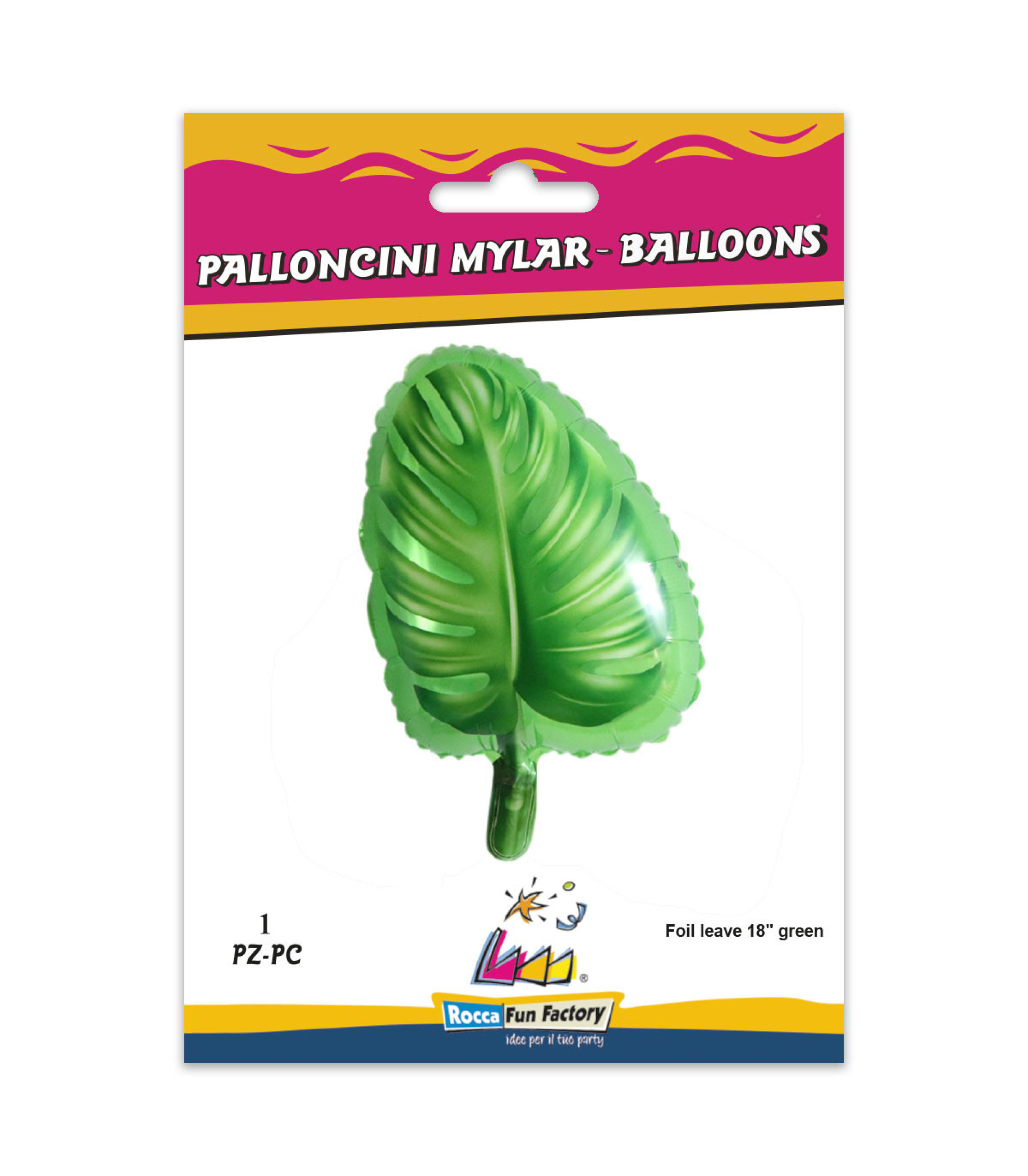 PALLONE FOIL 18" FOGLIA VERDE 995557-01 - Vista 2