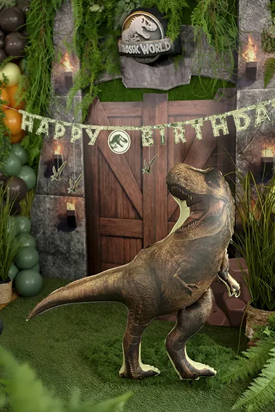 PALLONE FOIL SUPER SHAPE JURASSIC WORLD T-REX 92X98 FB336 - Vista 4