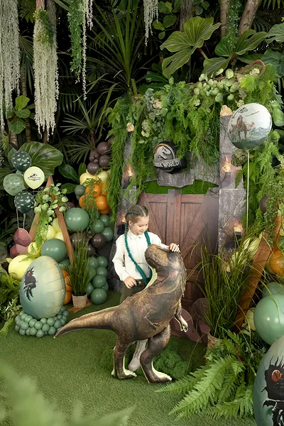 PALLONE FOIL SUPER SHAPE JURASSIC WORLD T-REX 92X98 FB336 - Vista 3