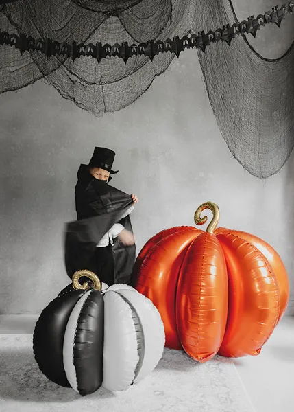 PALLONE FOIL ZUCCA 3D HALLOWEEN 90X90 cm FB299-005 - Vista 2