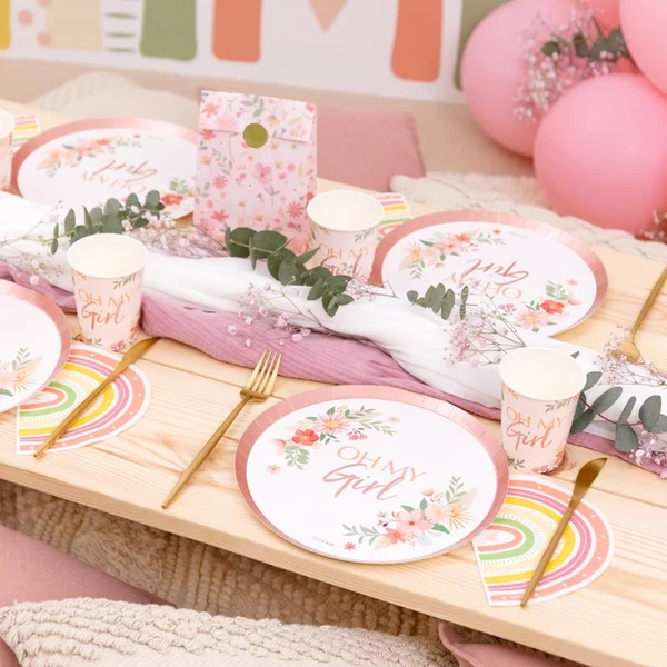 6 PIATTI ROSA METAL OH MY GIRL 1191083 - Vista 6