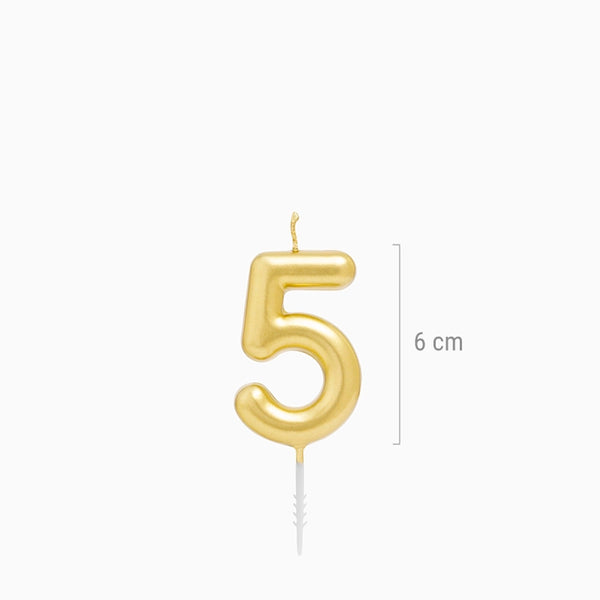 CANDELA ORO N5 6CM 1211341 - Vista 3