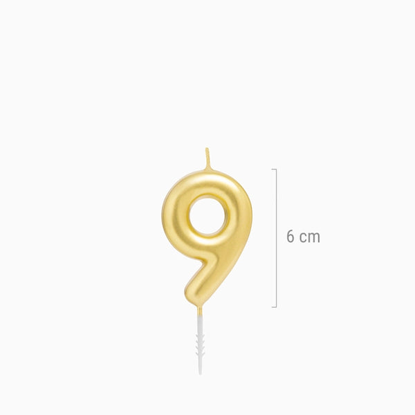 CANDELA ORO N9 6CM 1211345 - Vista 3