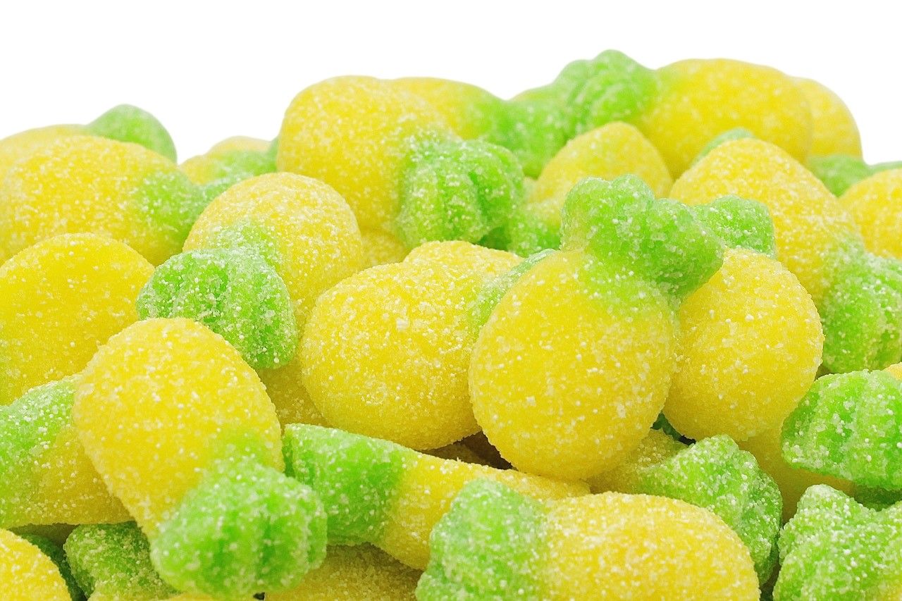 CARAMELLE DAMEL ANANAS SUPER SOUR 1KG D62580 - Vista 5