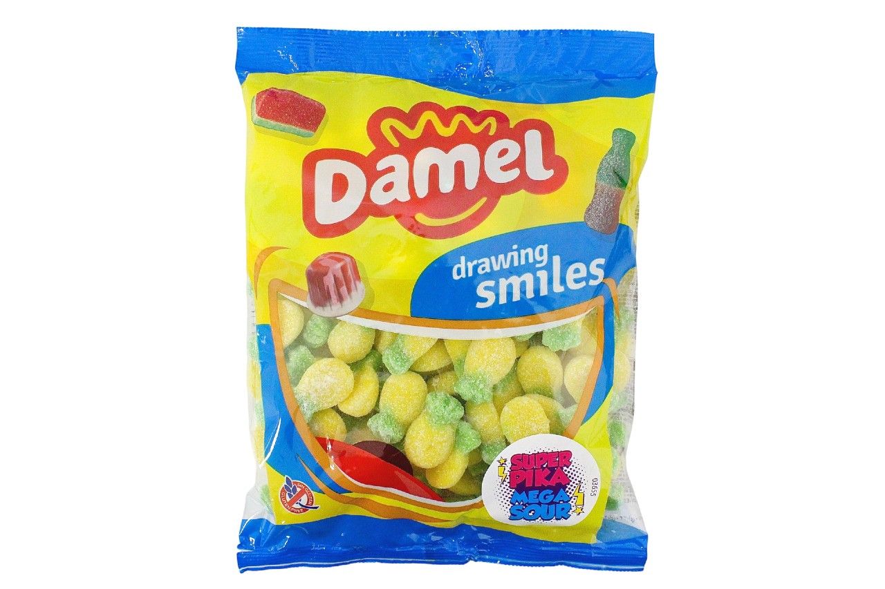CARAMELLE DAMEL ANANAS SUPER SOUR 1KG D62580 - Vista 2