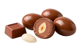CIOCCOLATINI DRAGEES BURATTI SCHIACCIANOCI ROSSO MANDORLA LATTE 130 GR SNML013 - Vista 2