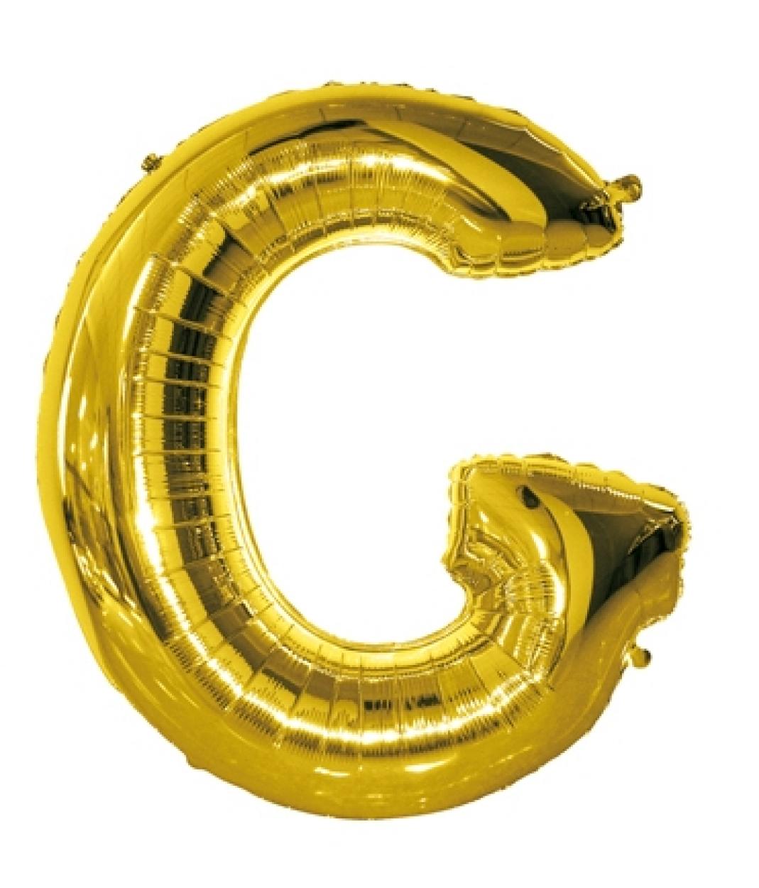 PALLONE LETTERA G ORO CM.100 747127