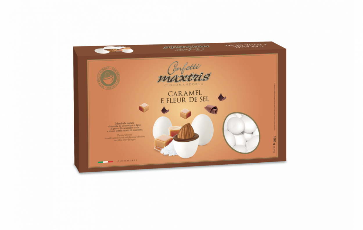 CONFETTI MAXTRIS CARAMEL E FLEUR DE SEL KG.1 MAXCAR