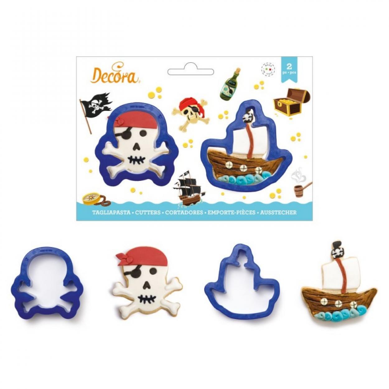 SET 2 TAGLIA PASTA PIRATA E NAVE 0255197