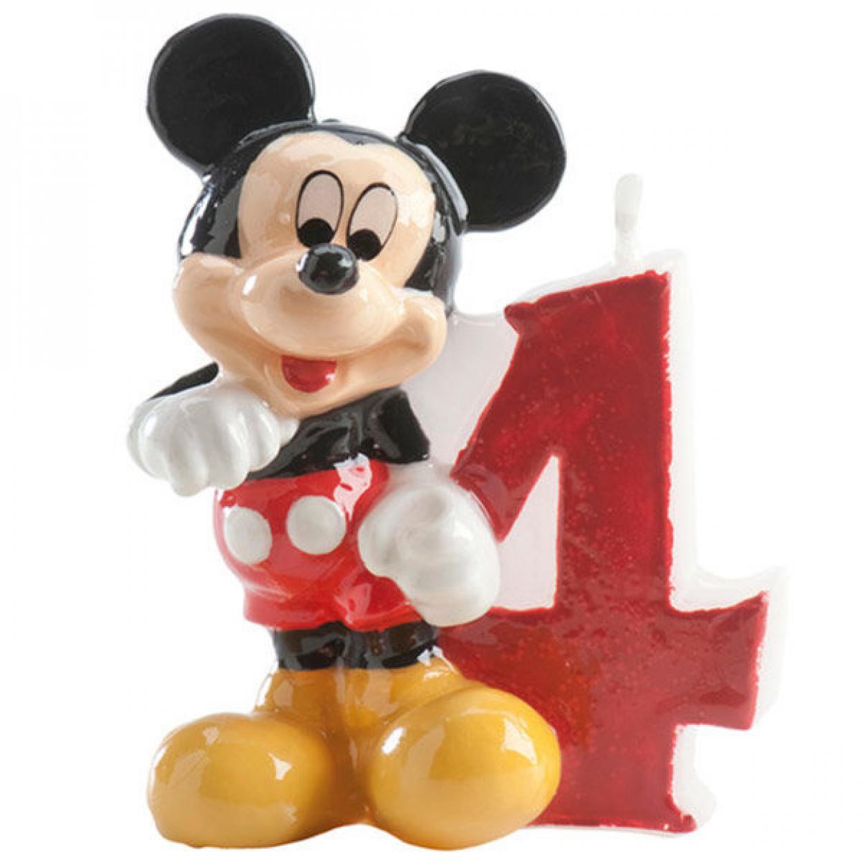 CANDELA NUMERALE 4 MICKEY