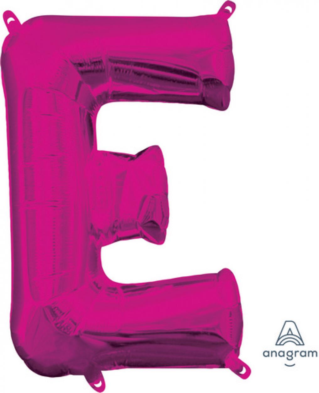 PALLONE LETTERA E CM.35 MAGENTA 7A3821311