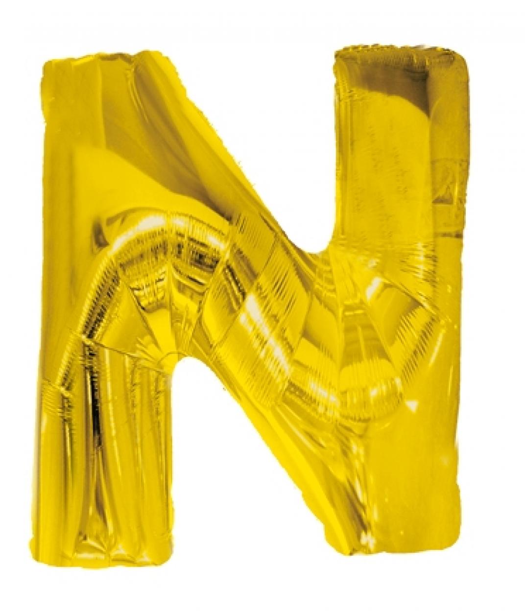 PALLONE LETTERA N ORO CM.100 747134