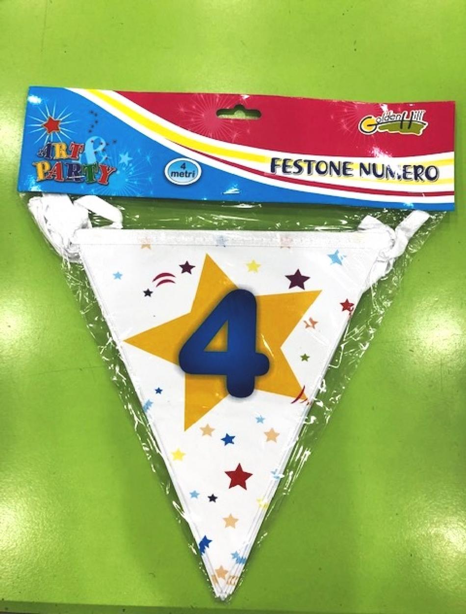 FESTONE NUMERO 4 MT.4 610130