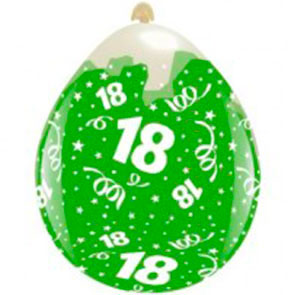 PALLONI LATTICE TRASPARENTI 18 ANNI PER STUFFING GS18