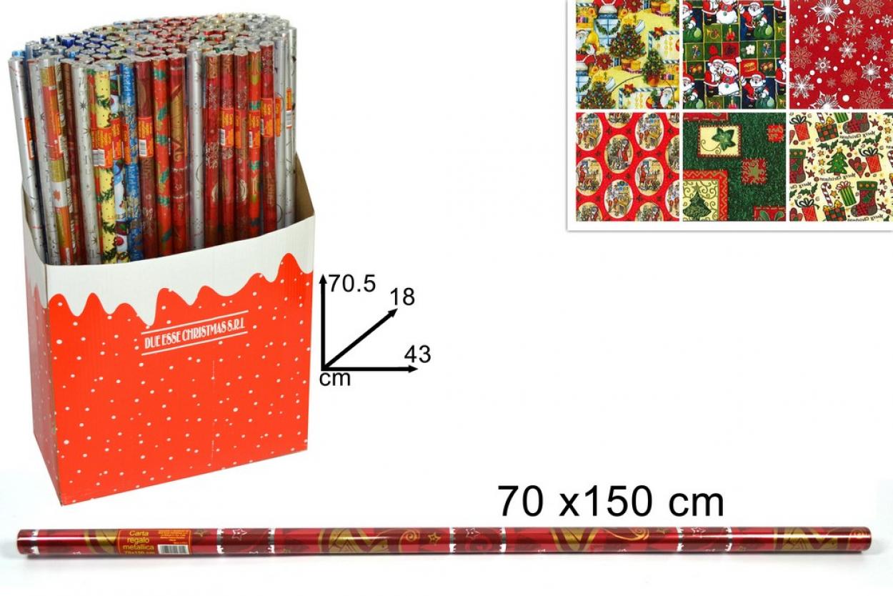 ROTOLO CARTA NATALIZIO 70X150 297014