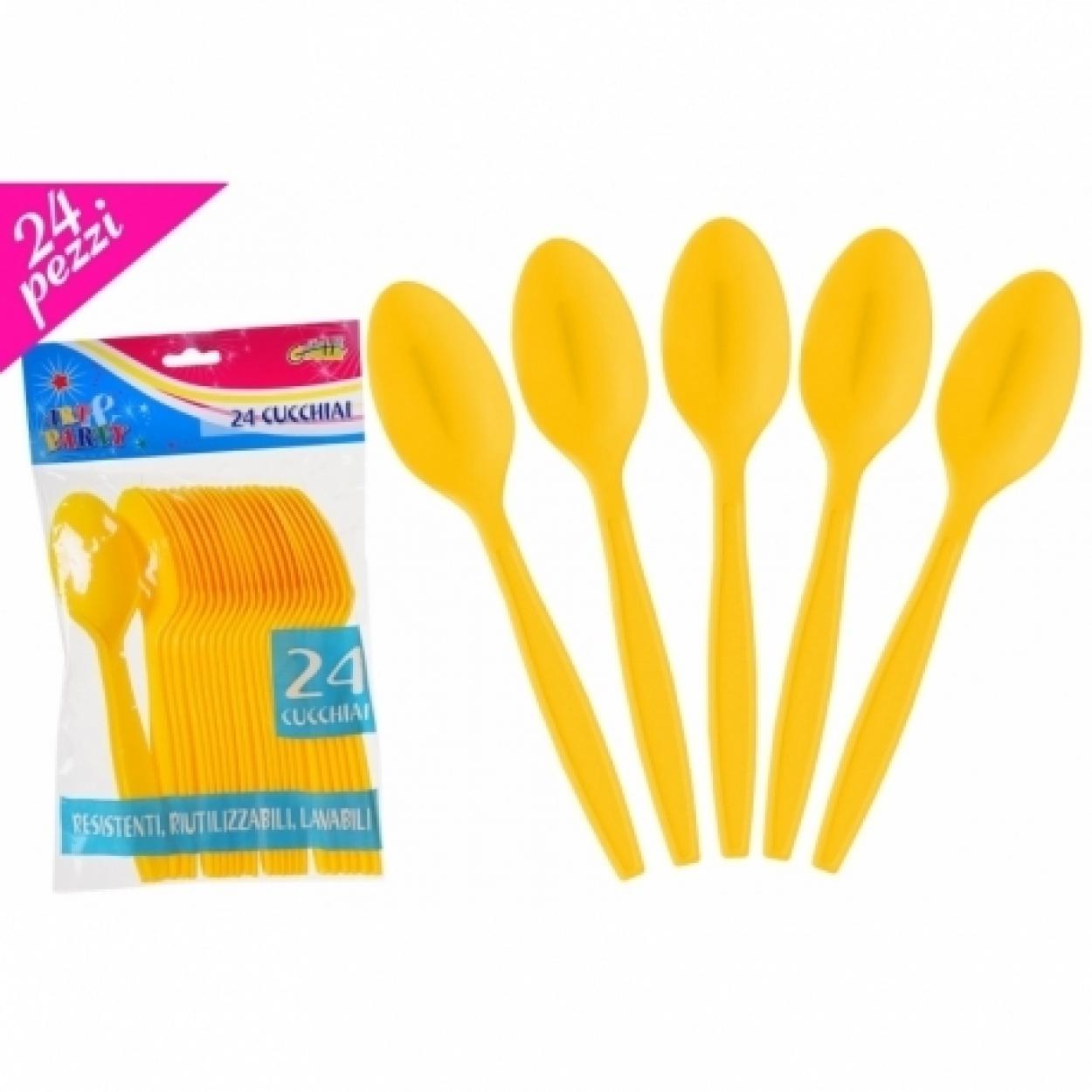 SET 24 CUCCHIAI GIALLI 609227B