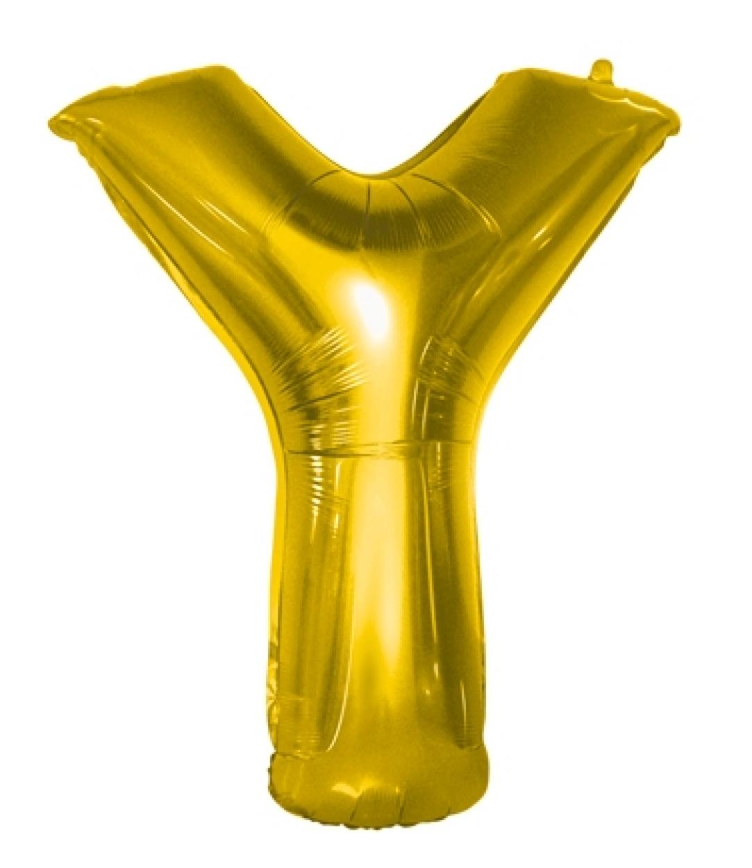 PALLONE LETTERA Y ORO CM.100 747145