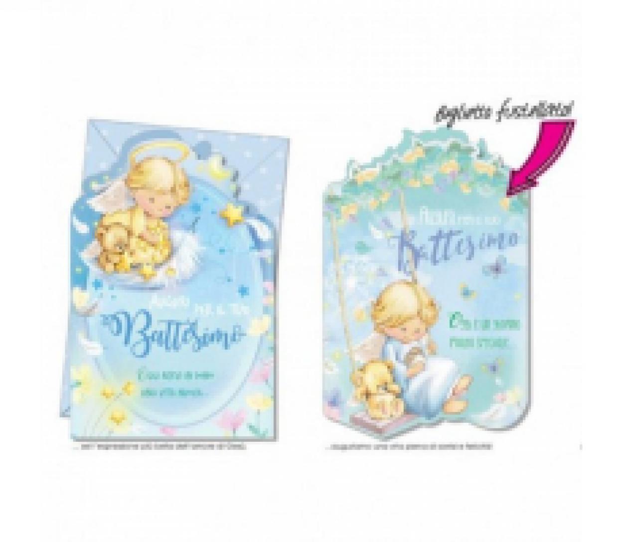 BIGLIETTO BATTESIMO BOY BT4345