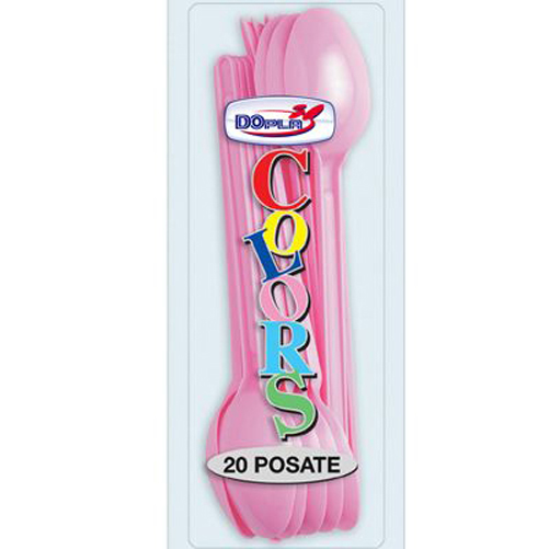 CUCCHIAI ROSA 20PZ. 03415
